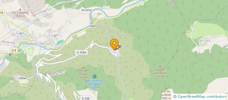 localisation de l'entreprise SCI DE LA MONTAGNE à VAL-DE-SOS