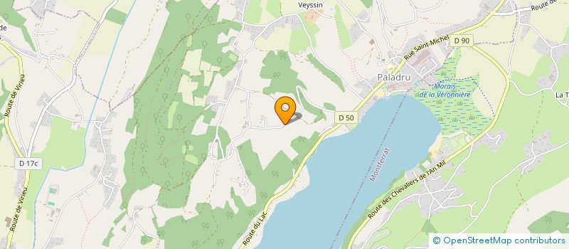 localisation de l'entreprise SCI DE LA MONTAGNE  CHARAVINES