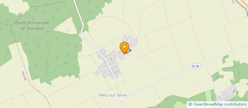 localisation de l'entreprise SCI DE LA MONTAGNE  MELZ-SUR-SEINE