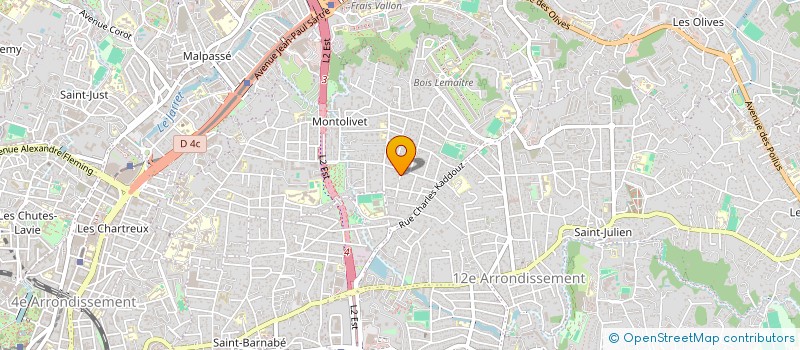 localisation de l'entreprise SCI DE LA MONTAGNE DE L'ALBERGIAN à MARSEILLE