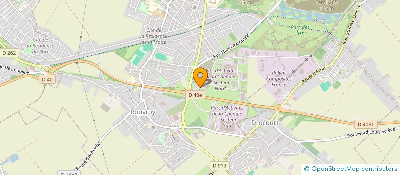 localisation de l'entreprise SCI DE LA MONTAGNE NOIRE  ROUVROY