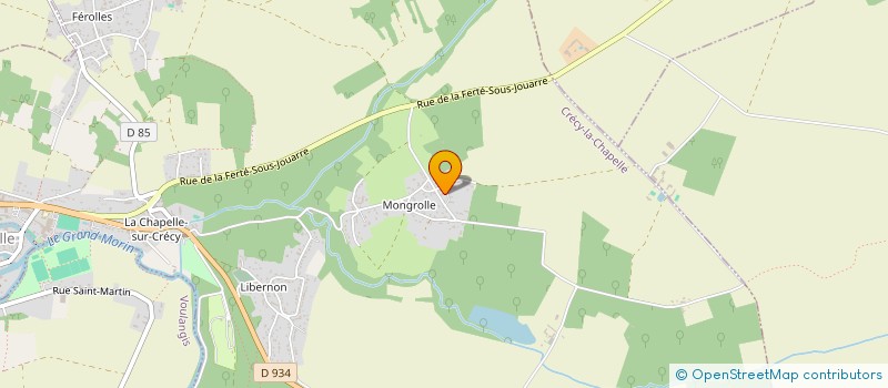 localisation de l'entreprise SCI DE LA MONTAUDIERE  CRECY-LA-CHAPELLE