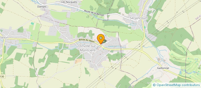 localisation de l'entreprise SCI DE LA MONTCIENT  OINVILLE-SUR-MONTCIENT