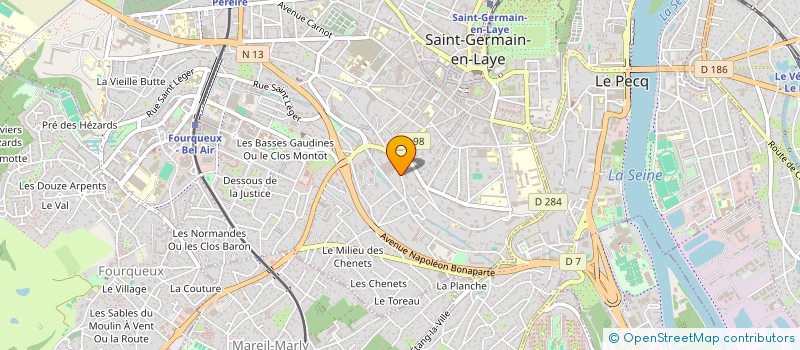 localisation de l'entreprise SCI DE LA MONTEE  SAINT-GERMAIN-EN-LAYE