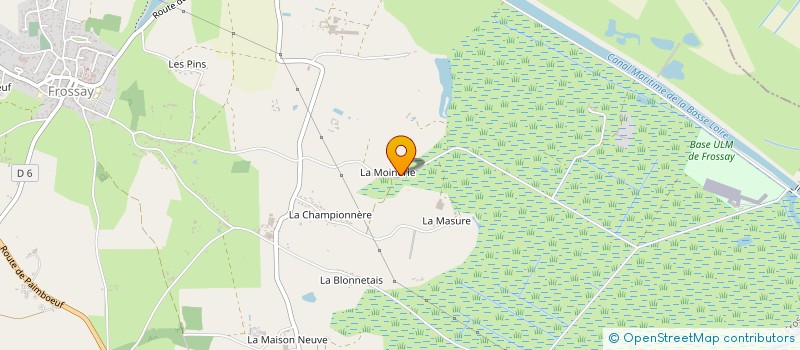 localisation de l'entreprise SCI DE LA MONTEE  CHAUMES-EN-RETZ