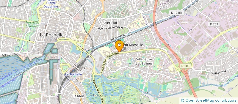 localisation de l'entreprise SCI DE LA MONTEE GIRONDE  LA ROCHELLE