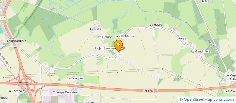 localisation de l'entreprise SCI DE LA MORDOREE  MINIAC-MORVAN