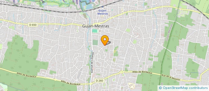 localisation de l'entreprise SCI DE LA MORDOREE  GUJAN-MESTRAS