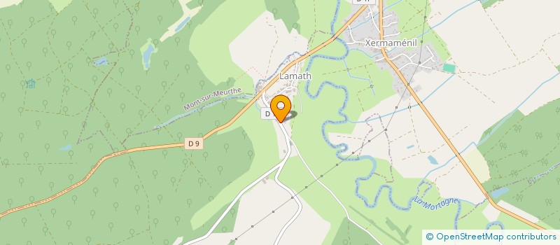 localisation de l'entreprise SCI DE LA MORTAGNE  LAMATH