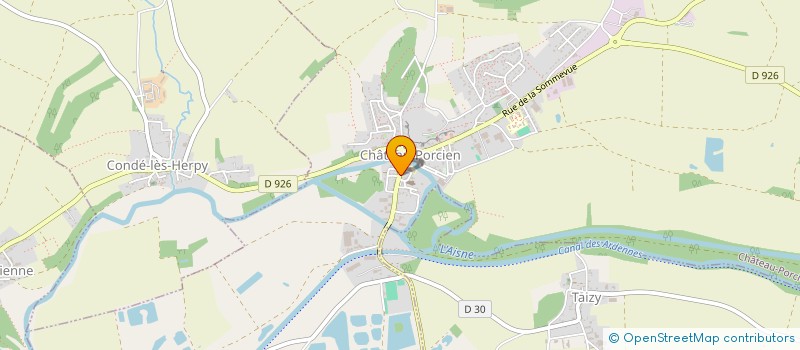 localisation de l'entreprise SCI DE LA MORTEAU  CHATEAU-PORCIEN