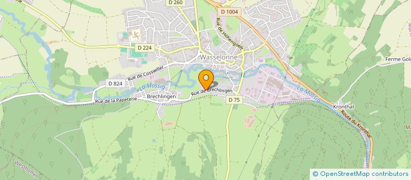 localisation de l'entreprise SCI DE LA MOSSIG  COSSWILLER