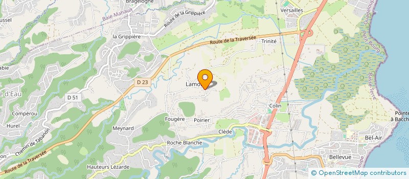localisation de l'entreprise SCI DE LA MOTHE à PETIT-BOURG