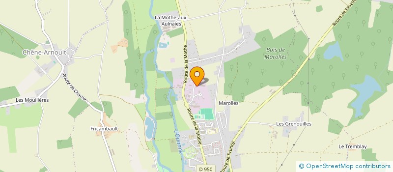 localisation de l'entreprise SCI DE LA MOTHE AUX AULNAIES à CHARNY OREE DE PUISAYE