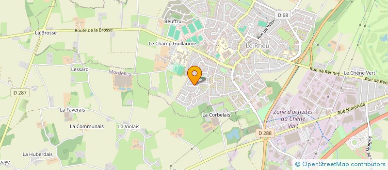 localisation de l'entreprise SCI DE LA MOTTE  LE RHEU