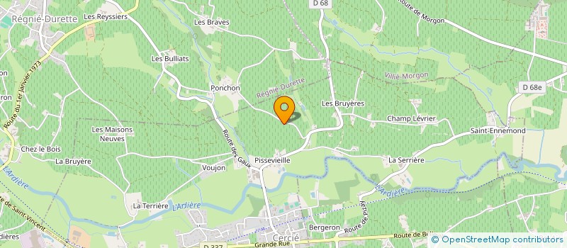 localisation de l'entreprise SCI DE LA MOTTE  CERCIE