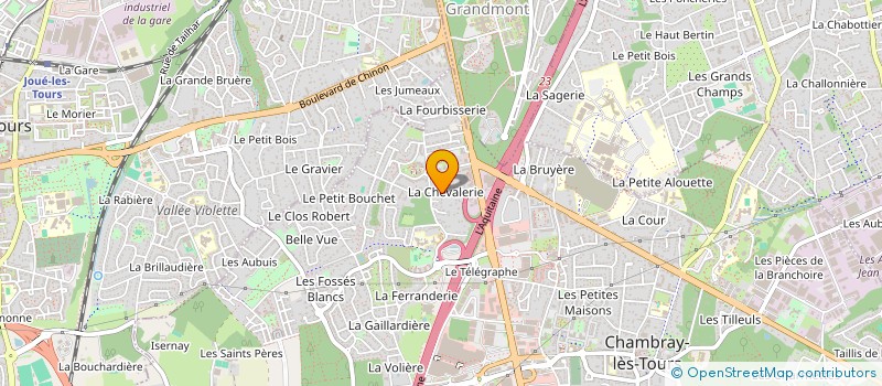 localisation de l'entreprise SCI DE LA MOTTE  CHAMBRAY-LES-TOURS