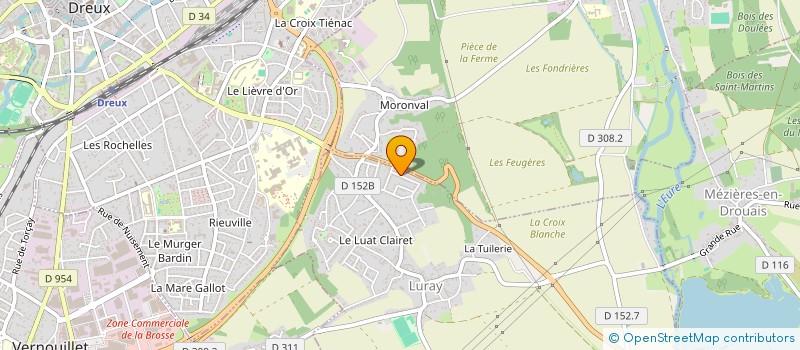 localisation de l'entreprise SCI DE LA MOTTE à TREON