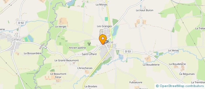 localisation de l'entreprise SCI DE LA MOTTE  THOURIE