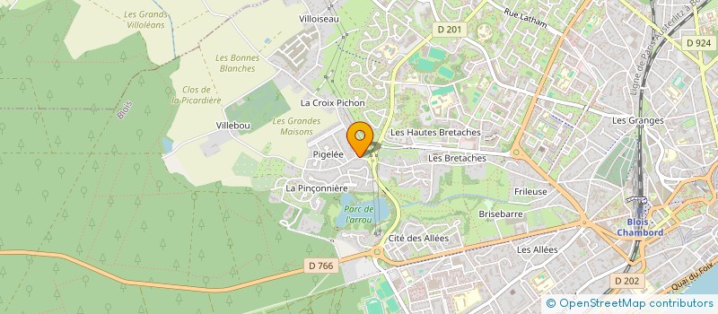 localisation de l'entreprise SCI DE LA MOTTE  BLOIS