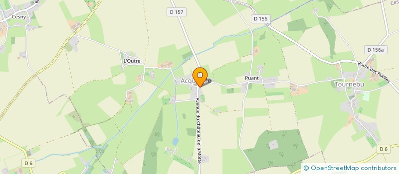 localisation de l'entreprise SCI DE LA MOTTE  CESNY-LES-SOURCES