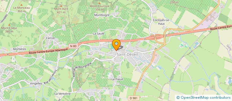 localisation de l'entreprise SCI DE LA MOTTE  GRANGES