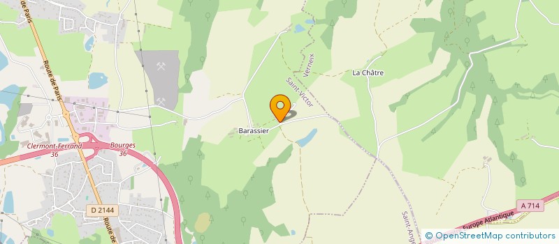 localisation de l'entreprise SCI DE LA MOTTE à SAINT-VICTOR