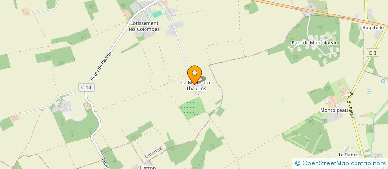 localisation de l'entreprise SCI DE LA MOTTE à COULMIERS