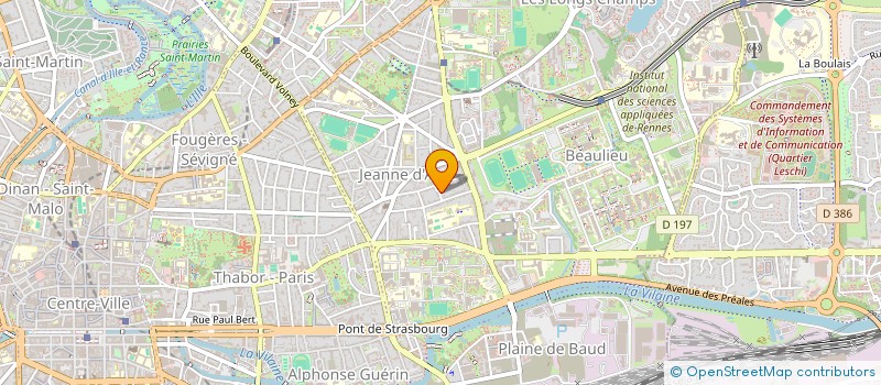 localisation de l'entreprise SCI DE LA MOTTE AU DUC  RENNES