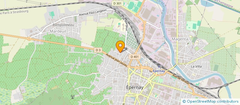 localisation de l'entreprise SCI DE LA MOTTE DES PRES à EPERNAY