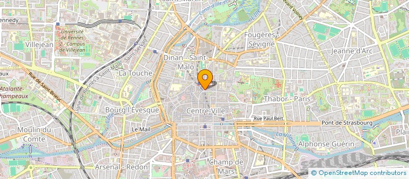localisation de l'entreprise SCI DE LA MOTTE FABLET  RENNES