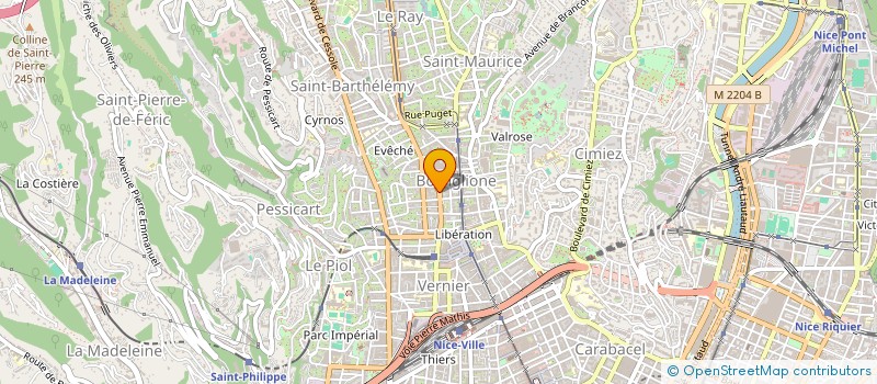 localisation de l'entreprise SCI DE LA MOULIERE  NICE