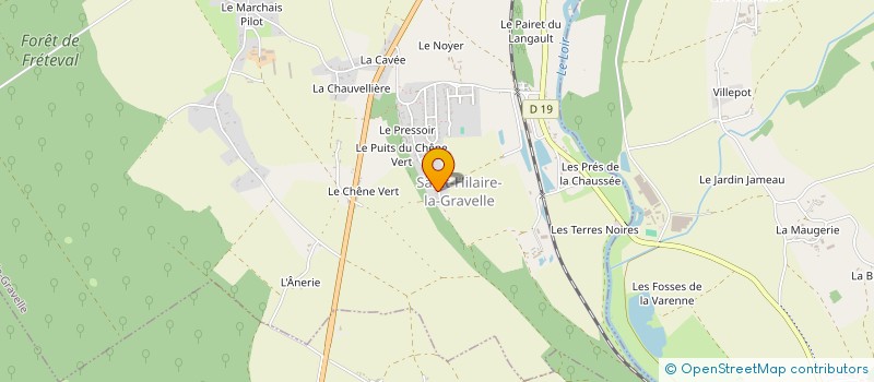 localisation de l'entreprise SCI DE LA MOULINE  SAINT-HILAIRE-LA-GRAVELLE