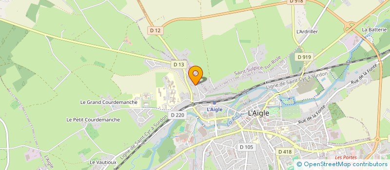 localisation de l'entreprise SCI DE LA MOUSSE à L'AIGLE