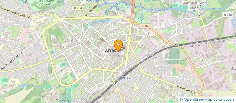 localisation de l'entreprise SCI DE LA MOUSSE à ARRAS