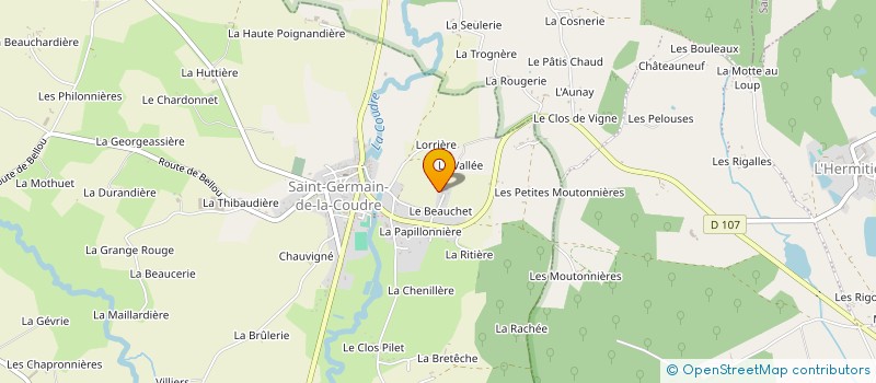 localisation de l'entreprise SCI DE LA MOUTONNIERE à VAL-AU-PERCHE