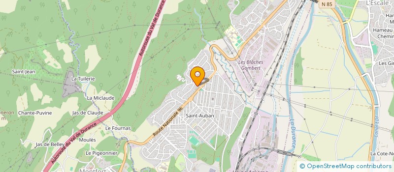 localisation de l'entreprise SCI DE LA MOYENNE DURANCE  CHATEAU-ARNOUX-SAINT-AUBAN