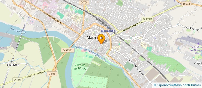 localisation de l'entreprise SCI DE LA MOYENNE GARONNE  MARMANDE