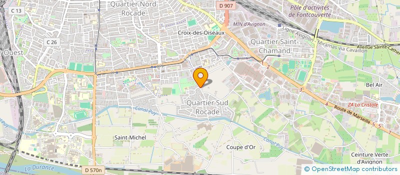 localisation de l'entreprise SCI DE LA MURETTE  AVIGNON