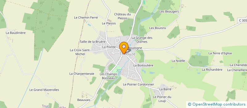 localisation de l'entreprise SCI DE LA MUSARDIERE à THILOUZE