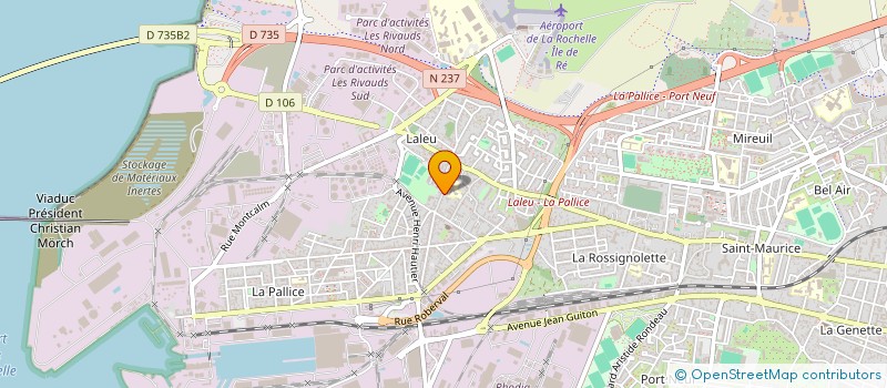 localisation de l'entreprise SCI DE LA MUSE  LA ROCHELLE