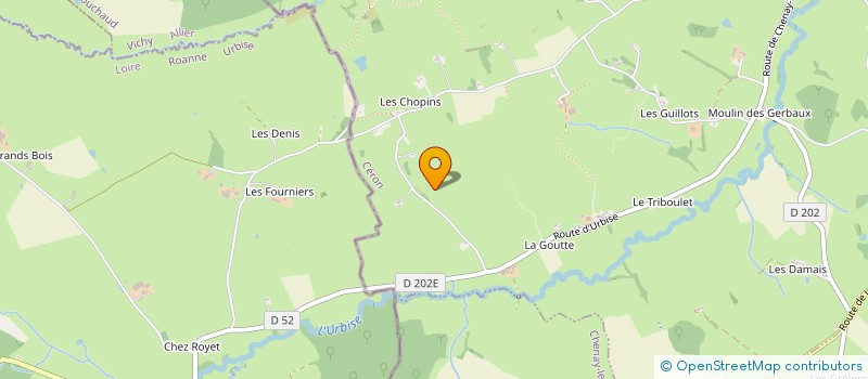 localisation de l'entreprise SCI DE LA MUSETTE  CERON