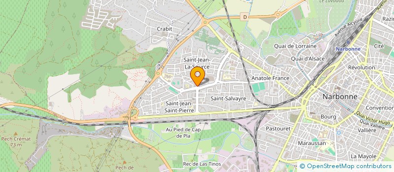 localisation de l'entreprise SCI DE LA NAIADE à NARBONNE