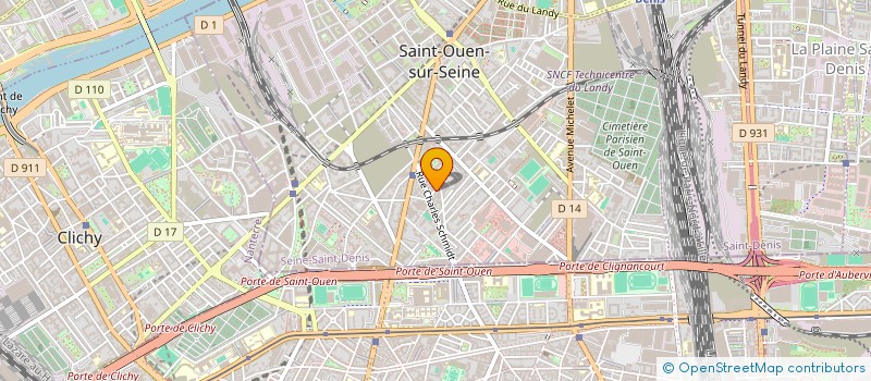 localisation de l'entreprise SCI DE LA NATION à SAINT-OUEN-SUR-SEINE