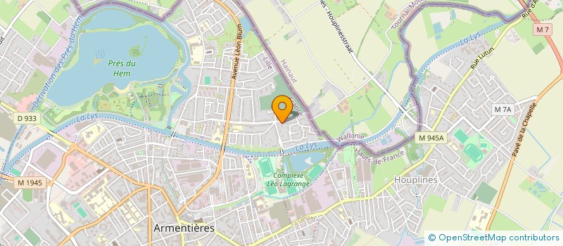 localisation de l'entreprise SCI DE LA NATIVITE  ARMENTIERES