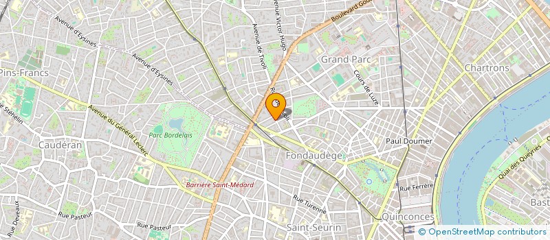 localisation de l'entreprise SCI DE LA NATIVITE  BORDEAUX