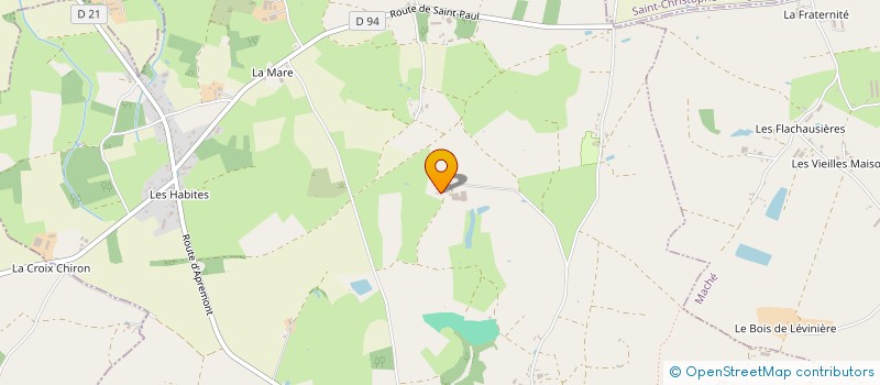 localisation de l'entreprise SCI DE LA NAULIERE  LA CHAPELLE-HERMIER