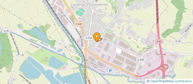 localisation de l'entreprise SCI DE LA NAUZE  CASTELNAU D'ESTRETEFONDS