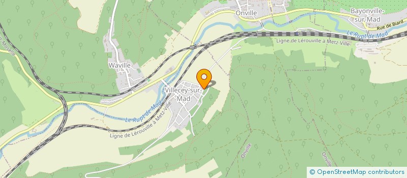 localisation de l'entreprise SCI DE LA NELLE  VILLECEY-SUR-MAD