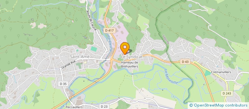 localisation de l'entreprise SCI DE LA NERO  LE SYNDICAT