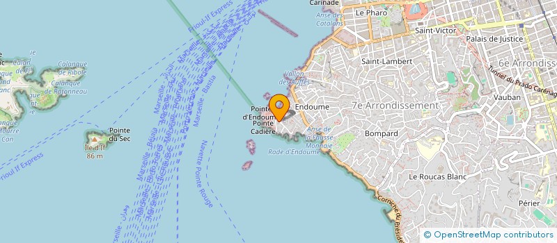 localisation de l'entreprise SCI DE LA NERTHE à MARSEILLE